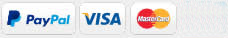 Payment methods Visa Mastercard