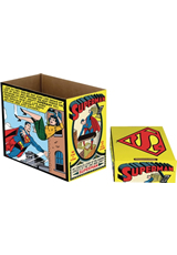 Comic Storage Box DC Superman Panels